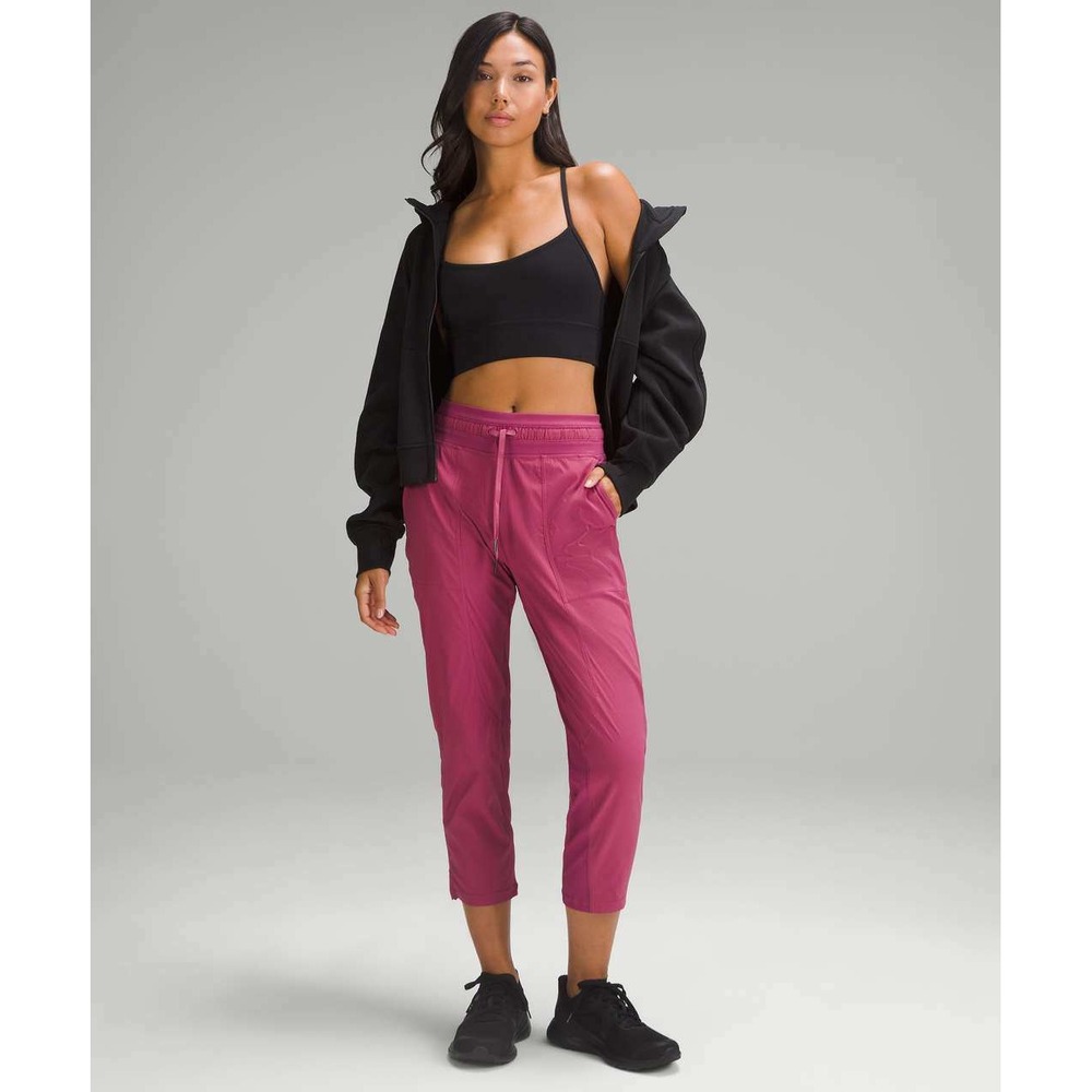 Lululemon Dance Studio Mid-Rise Cropped Pant Washed Mauve 8